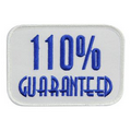 2" Embroidered Emblem - up to 75% coverage